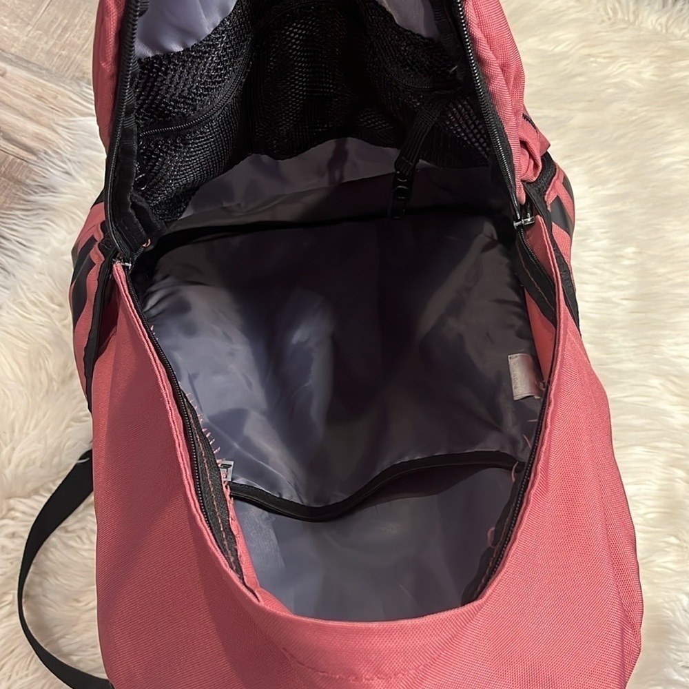 Adidas backpack book bag mauve rose pink - Picture 5 of 8